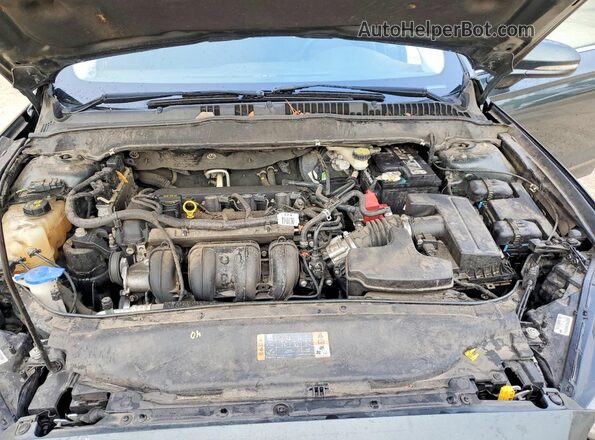 3FA6P0H74GR121072 2016 FORD FUSION Charcoal Вид задньої частини салону