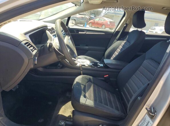 3FA6P0H74GR134520 2016 FORD FUSION Silver წინა სალონის ხედი