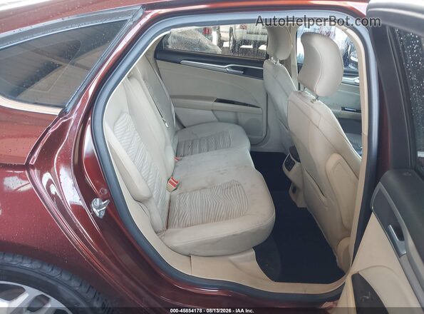3FA6P0H74GR224010 2016 FORD FUSION Maroon Vista de la etiqueta del VIN