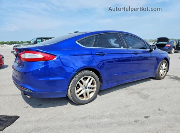 3FA6P0H74GR254253 2016 FORD FUSION Blue Rear right