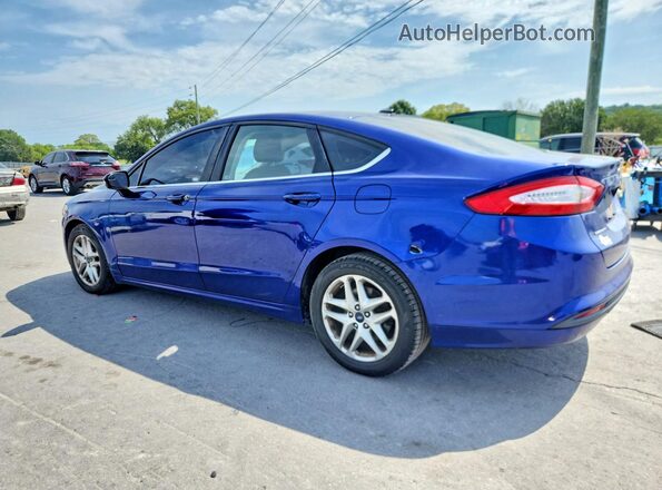 3FA6P0H74GR254253 2016 FORD FUSION Blue Rear left