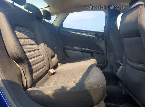 3FA6P0H74GR316623 2016 FORD FUSION Blue Widok tylnych siedzeń