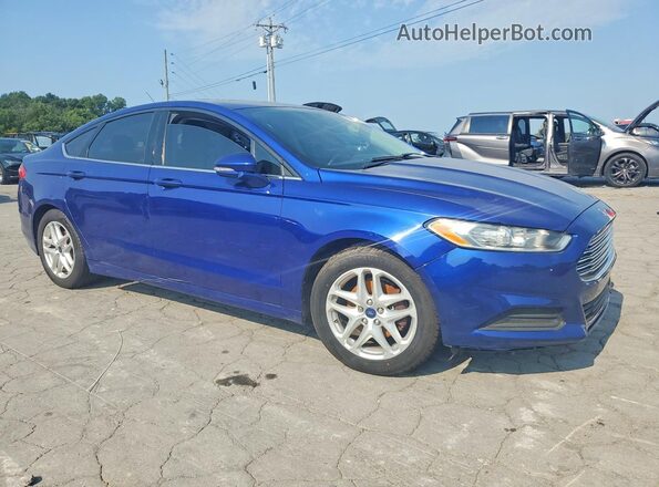 3FA6P0H74GR316623 2016 FORD FUSION Blue Przód prawy