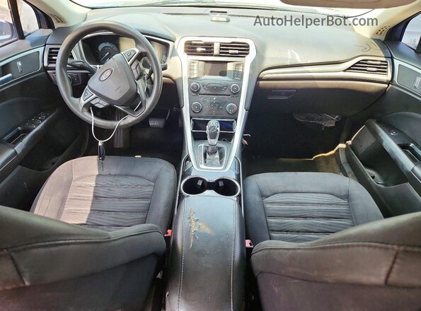 3FA6P0H74GR316623 2016 FORD FUSION Blue Widok deski rozdzielczej