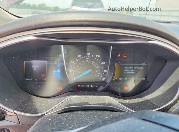3FA6P0H74HR161301 2017 FORD FUSION Burgundy Вид щитка приладів
