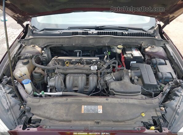 3FA6P0H74HR412494 2017 FORD FUSION Maroon უკანა ხედი