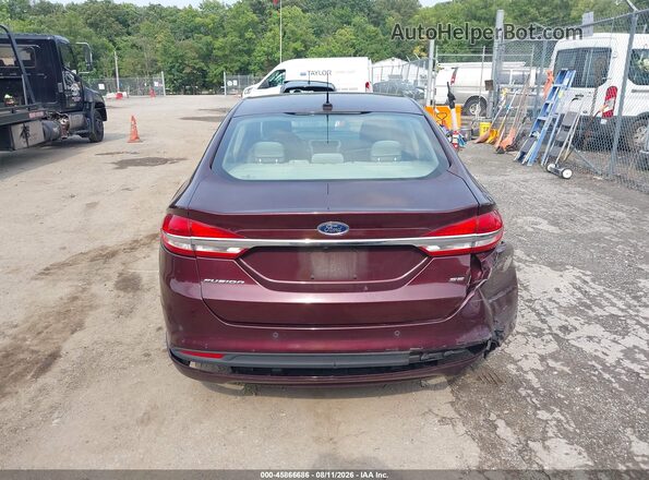 3FA6P0H74HR412494 2017 FORD FUSION Maroon 