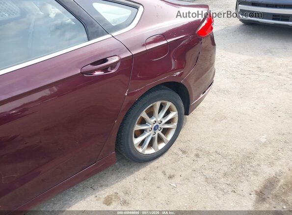 3FA6P0H74HR412494 2017 FORD FUSION Maroon 
