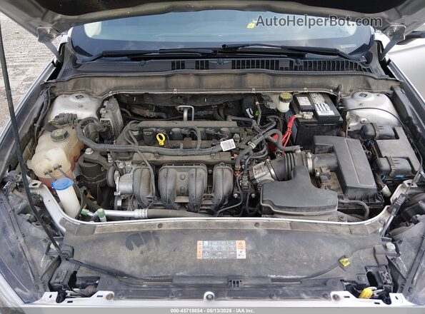 3FA6P0H74JR108393 2018 FORD FUSION Silver Widok z tyłu