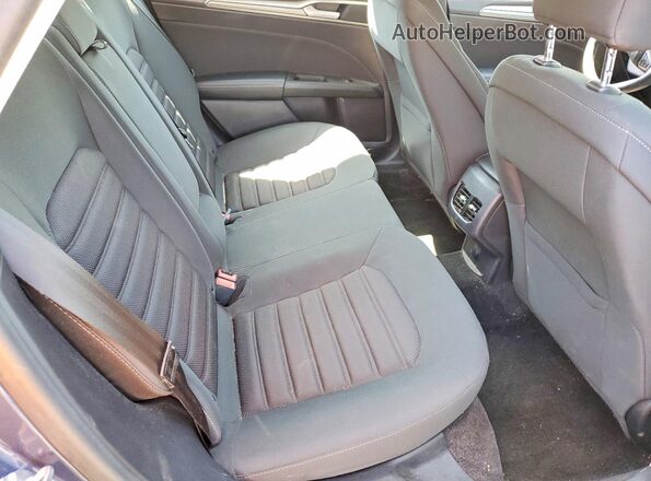 3FA6P0H74JR164401 2018 FORD FUSION Blue Вид задніх сидінь