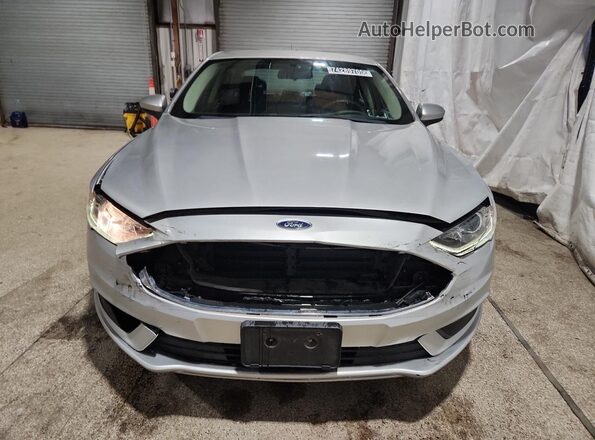 3FA6P0H74JR227593 2018 FORD FUSION Silver VIN კოდის სტიკერის ხედი