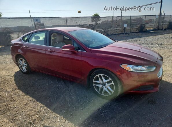 3FA6P0H75GR166294 2016 FORD FUSION Red Передня права чверть