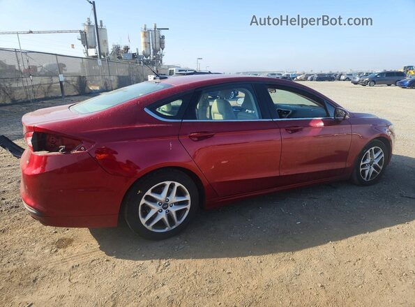 3FA6P0H75GR166294 2016 FORD FUSION Red Задня права чверть