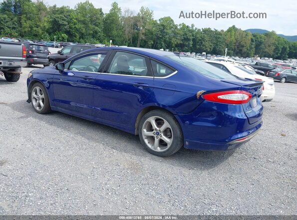 3FA6P0H75GR255475 2016 FORD FUSION Blue Trasero izquierdo