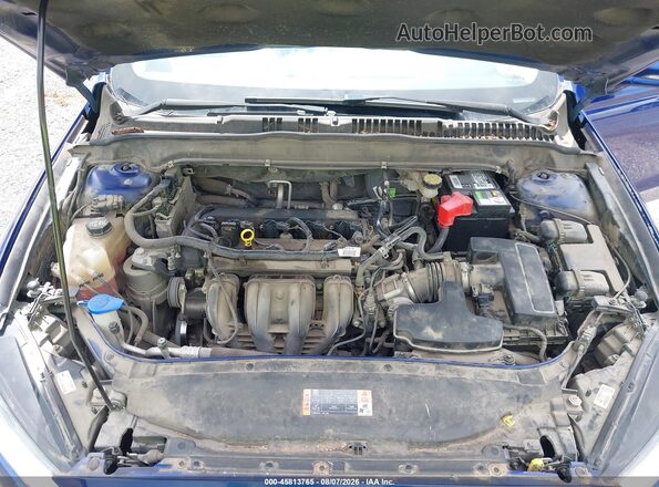 3FA6P0H75GR255475 2016 FORD FUSION Blue Vista trasera