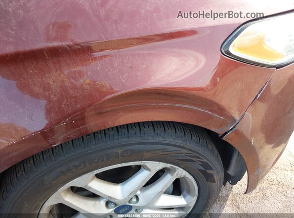3FA6P0H75GR330451 2016 FORD FUSION Red Widok z przodu