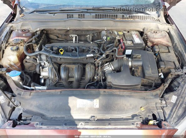 3FA6P0H75GR330451 2016 FORD FUSION Red Widok z tyłu