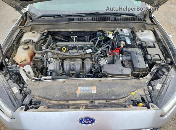 3FA6P0H75GR358704 2016 FORD FUSION Silver Սալոնի հետևի տեսք
