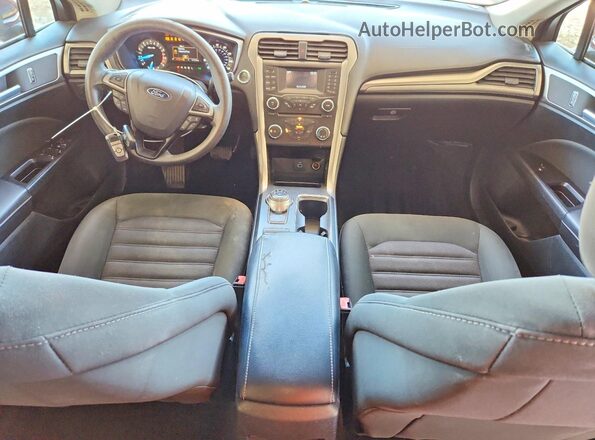 3FA6P0H75HR204026 2017 FORD FUSION Burgundy წინა პანელის ხედი