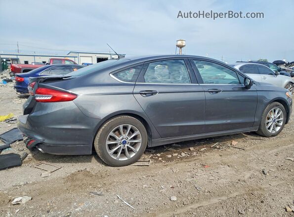 3FA6P0H75HR204544 2017 FORD FUSION Gray Задня права чверть