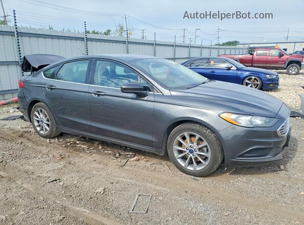 3FA6P0H75HR204544 2017 FORD FUSION Gray Передня права чверть