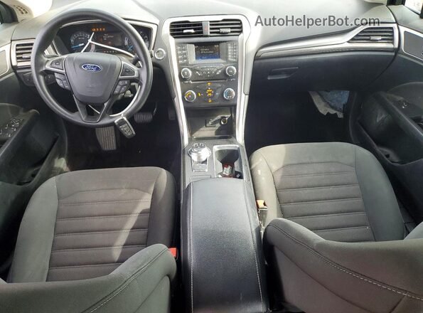 3FA6P0H75HR204544 2017 FORD FUSION Gray Вид панелі приладів