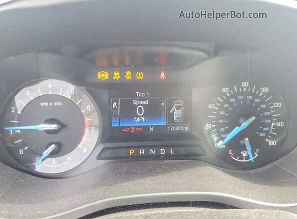 3FA6P0H75HR204544 2017 FORD FUSION Gray Вид щитка приладів