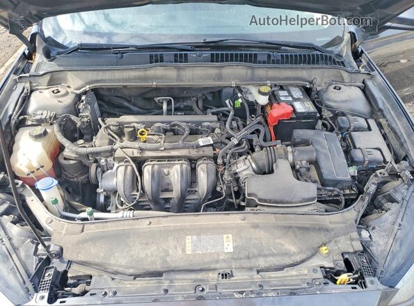 3FA6P0H75HR204544 2017 FORD FUSION Gray Вид задньої частини салону