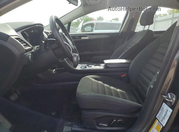 3FA6P0H75HR204544 2017 FORD FUSION Gray Вид салону спереду