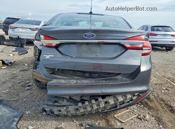 3FA6P0H75HR204544 2017 FORD FUSION Gray Вид ззаду