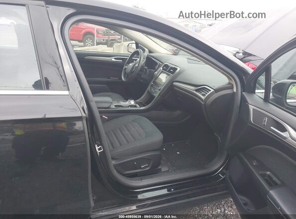 3FA6P0H75HR282340 2017 FORD FUSION Black Widok wnętrza z przodu