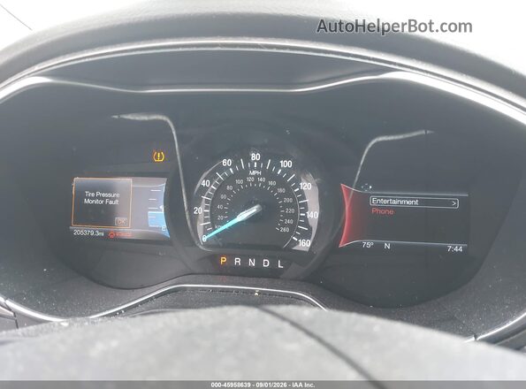 3FA6P0H75HR282340 2017 FORD FUSION Black Widok tylnych siedzeń