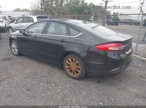 3FA6P0H75HR282340 2017 FORD FUSION Black Tył lewy