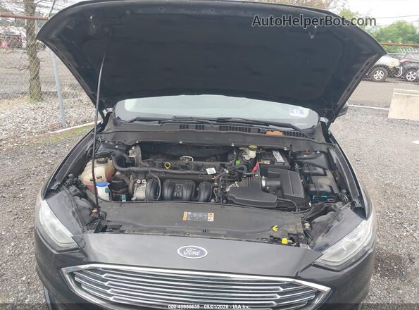 3FA6P0H75HR282340 2017 FORD FUSION Black Widok z tyłu