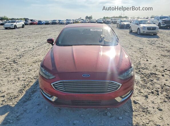 3FA6P0H75HR339913 2017 FORD FUSION Красный Вид спереди
