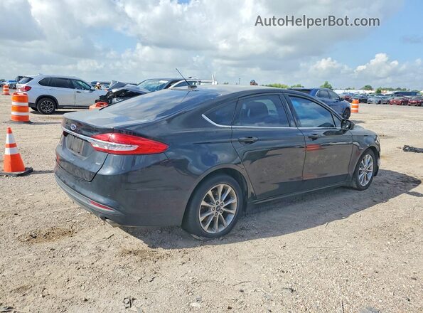 3FA6P0H75HR378937 2017 FORD FUSION Black Trasero derecho