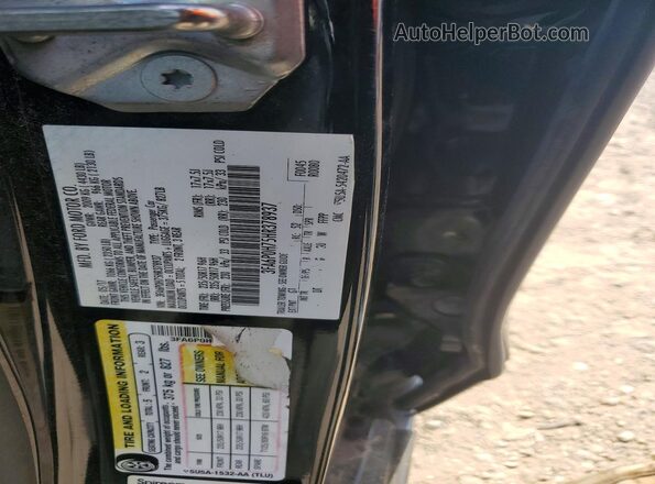3FA6P0H75HR378937 2017 FORD FUSION Black Vista del compartimento del motor