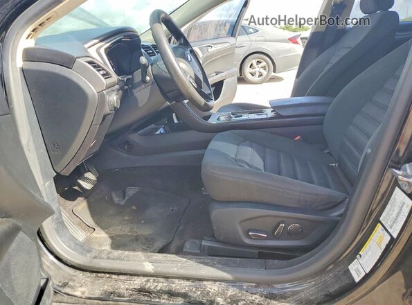 3FA6P0H75HR378937 2017 FORD FUSION Black Vista interior delantera