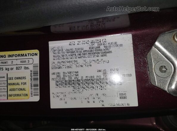 3FA6P0H75HR411841 2017 FORD FUSION Brown 