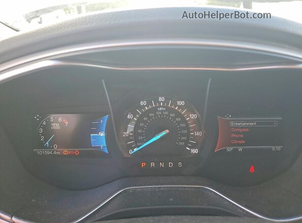 3FA6P0H76GR166191 2016 FORD FUSION White Սարքավորումների վահանակի տեսք