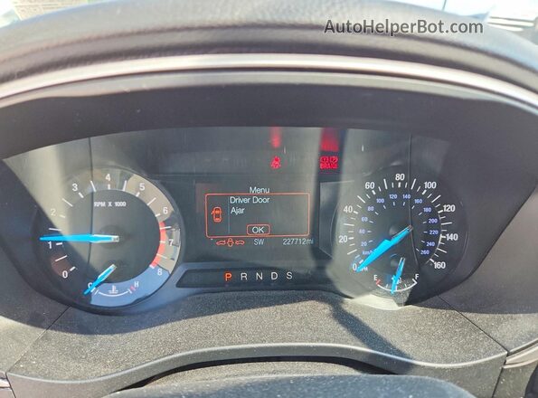 3FA6P0H76GR217480 2016 FORD FUSION White Vista del cuadro de instrumentos