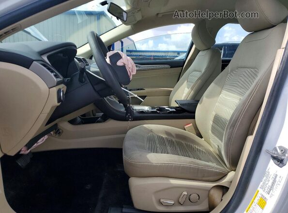 3FA6P0H76GR218855 2016 FORD FUSION White Widok wnętrza z przodu
