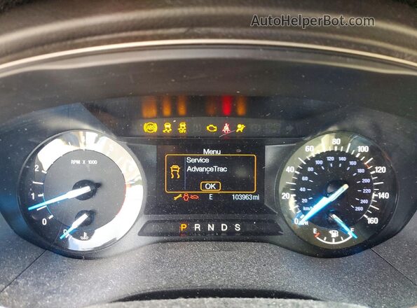 3FA6P0H76GR218855 2016 FORD FUSION White Widok zestawu wskaźników