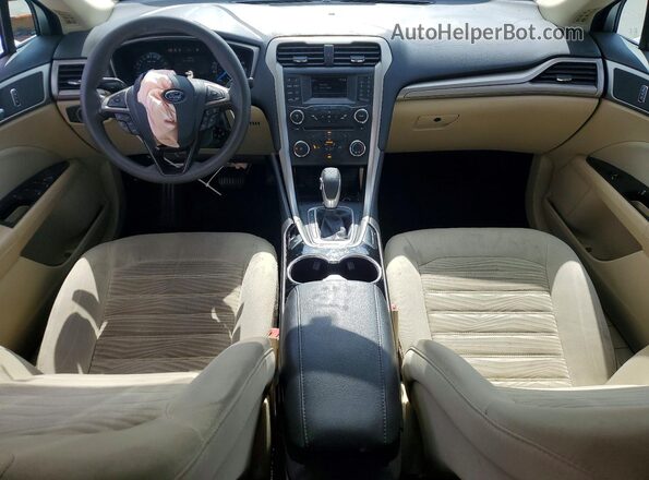 3FA6P0H76GR218855 2016 FORD FUSION White Widok deski rozdzielczej