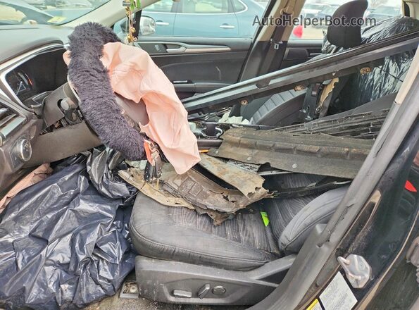 3FA6P0H76GR242489 2016 FORD FUSION Black Vista interior delantera