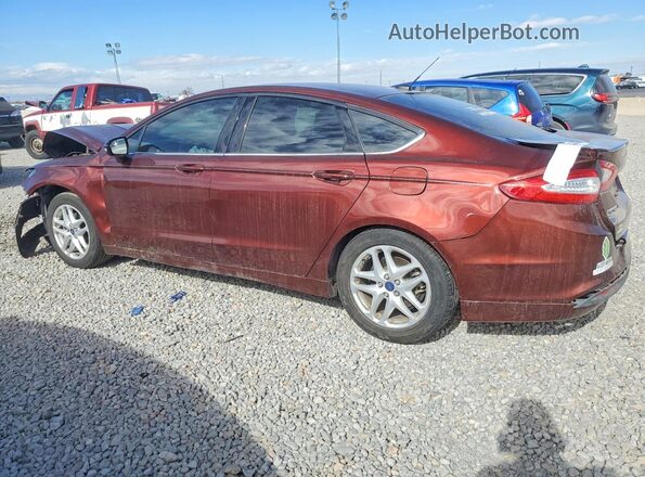 3FA6P0H76GR247384 2016 FORD FUSION Burgundy Rear left