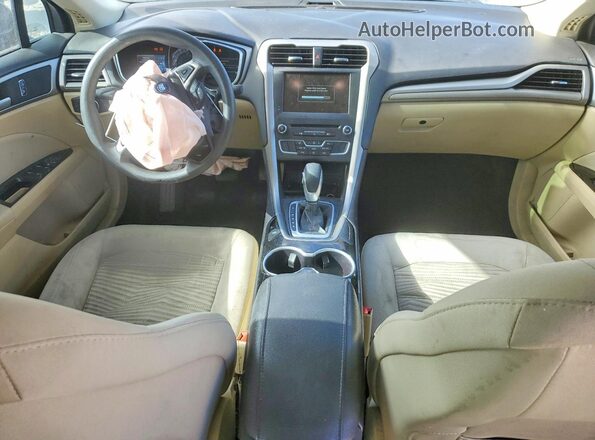 3FA6P0H76GR247384 2016 FORD FUSION Burgundy Dashboard view