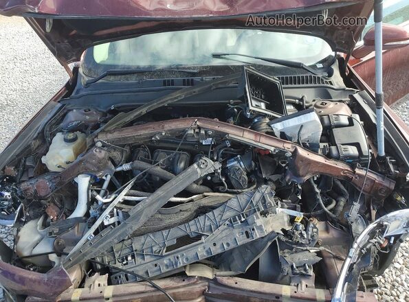 3FA6P0H76GR247384 2016 FORD FUSION Burgundy Rear interior view
