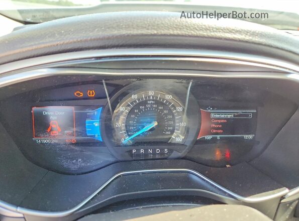 3FA6P0H76GR274620 2016 FORD FUSION Silver Vista del cuadro de instrumentos