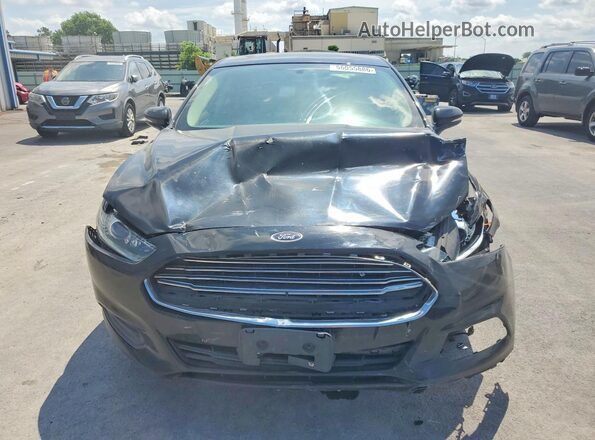 3FA6P0H76GR285424 2016 FORD FUSION Черный Вид спереди
